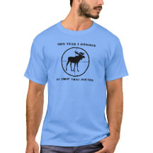 Lustigt Moose Hunting - Manar Basic T-shirt