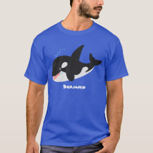 Lustigt mördare Valval eller söt tecknad illustrat T Shirt