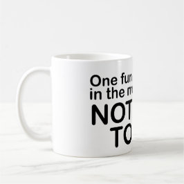 Lustigt morgoncitat - Prata inte med mig Kaffemugg