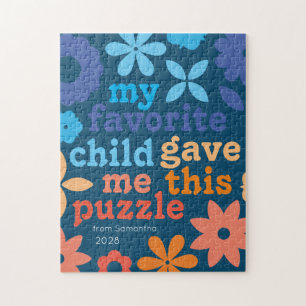 Lustigt mors dag favoritbarn Puzzle Pussel
