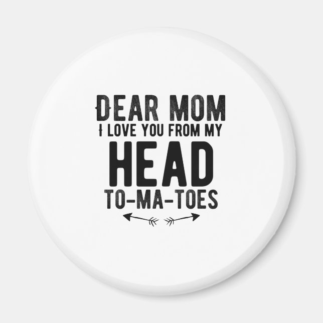 Lustigt mors dag-gåva till mor mamma magnet (Framsidan)