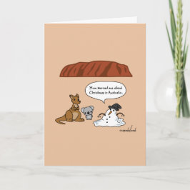 Lustigt Morsa varnade mig för julkortet Helgkort