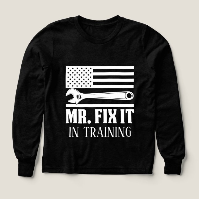 Lustigt Mr. fix ord konstutbildning T Shirt (Design framsida)