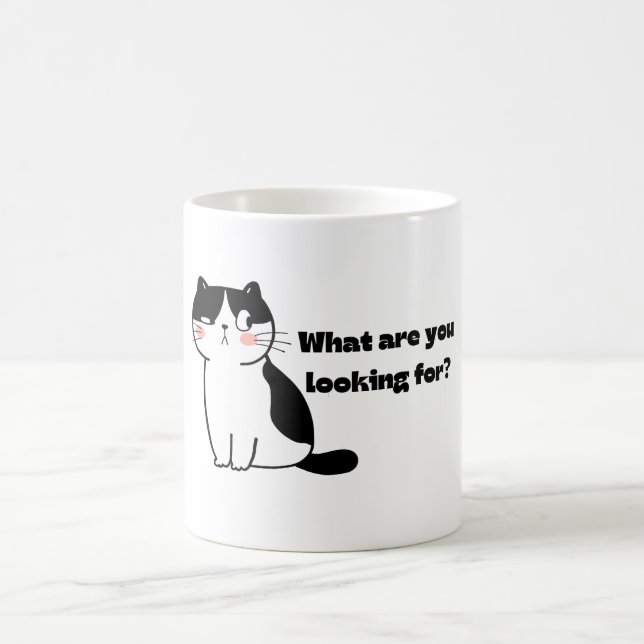 Lustigt mug: Cute Cat Kaffemugg (Center)