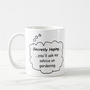Lustigt mug för trädgårdsmästare kaffemugg