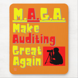 Lustigt musblock "M.A.G.A." Musmatta