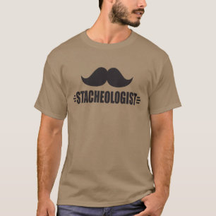 Lustigt mustache t shirt