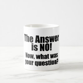 Lustigt mycket: svaret är NEJ Kaffemugg