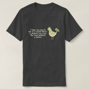 Lustigt när Chickens Kor-vägar T Shirt