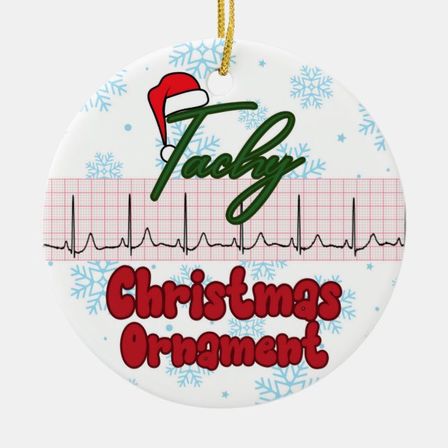 Lustigt näsblod. Doktor Ornament. Julgransprydnad Keramik (Framsidan)