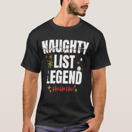 Lustigt naughn-lista t shirt