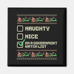 Lustigt Naughty Nice på en regerings bevakningslis Magnet