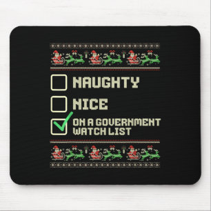 Lustigt Naughty Nice på en regerings bevakningslis Musmatta