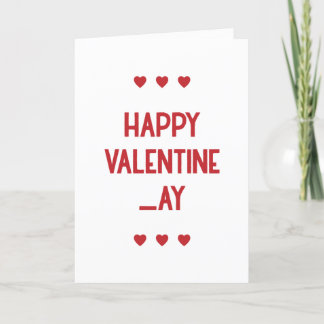 Lustigt Naughty Valentine Card Ge mig D i kväll Tack Kort