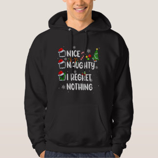 Lustigt Nicefördraget.. Jag beklagar ingenting jul Hoodie
