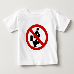 Lustigt NO Feet på sätet ⚠ thailändska skylten ⚠ Tee Shirt