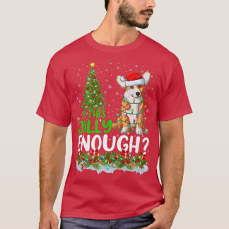 Lustigt nog är det här Corgi Hund-jultre. T Shirt
