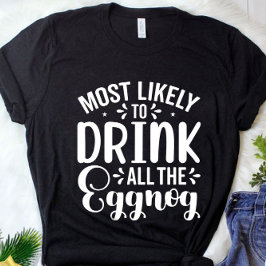 Lustigt nog att dricka hela julafton t shirt