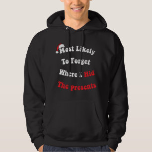 Lustigt nog att glömma var jag Gömt närvaron Hoodie