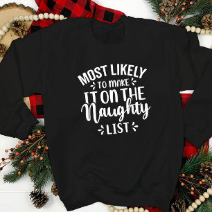 Lustigt nog att göra en stygg julklapp lång ärmad tröja
