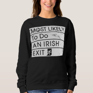 Lustigt nog att göra ett irländskt utträde från Ir T Shirt