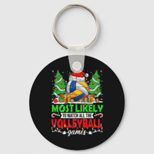 Lustigt nog att se hela Volleyball-spelet Nyckelring