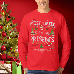 Lustigt nog att skaka om familjen Presenter T Shirt