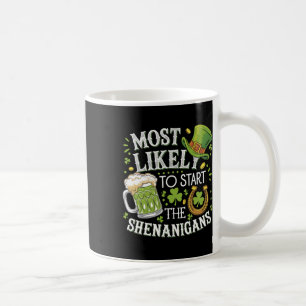 Lustigt nog att starta Sankt Patr Kaffemugg