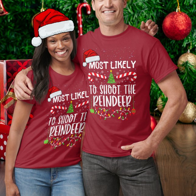 Lustigt nog att stöta på en återgivningsfamilj t shirt (Skapare uppladdad)