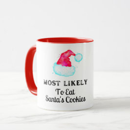 Lustigt nog för tomtens kakor mugg