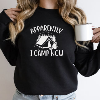 Lustigt nog har jag Camp Now Camping Black T Shirt