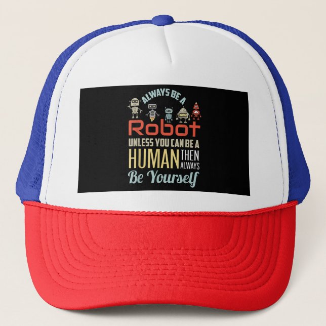 Lustigt nog vara en robot om du inte kan vara männ keps (Framsida)