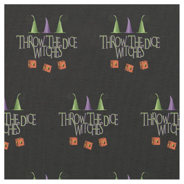 Lustigt Novelty kasta Dice Witches Bunco Tyg (Närbild)