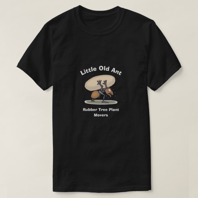 Lustigt Novelty LITTLE GLD ANT MOVERS T-Shirt (Design framsida)