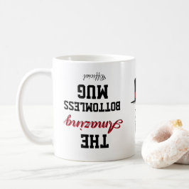 Lustigt Novelty OFFICIELLEN FANTASTISK BOTTOMLESS  Kaffemugg