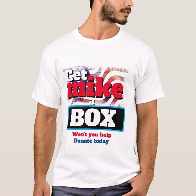 Lustigt Novelty POLITIK, BLI EN BOX T Shirt (Framsida)
