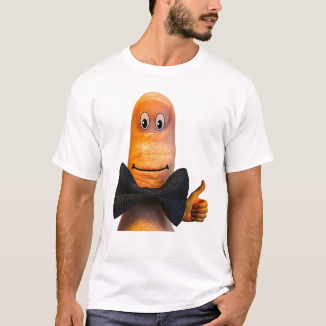 Lustigt Novelty Tonåringar College Thumbs upp T Shirt (Framsida)
