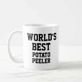 Lustigt Novelty VÄRLDENS BÄSTA POTATOPEELER Kaffemugg