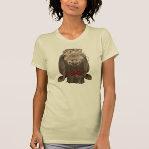 Lustigt nubiskt getat med monokle t shirt