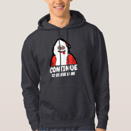Lustigt nyårskjorta hoodie