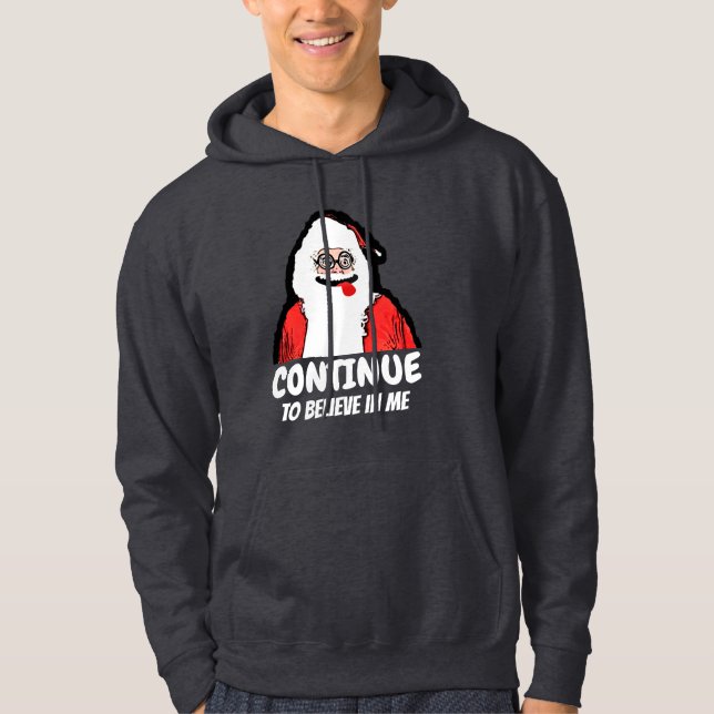 Lustigt nyårskjorta hoodie (Framsida)