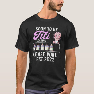 Lustigt nytt meddelande från Aun Gravid inom kort T Shirt