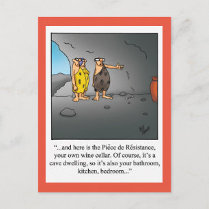 Lustigt nytt vykort för hemmeddelande