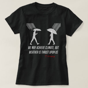 Lustigt O.Henry-citat, klimat, väder, kärlek T-shirt