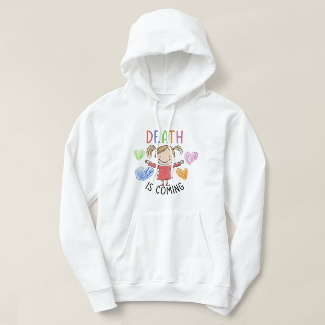 Lustigt, obänkt minnesbyte hoodie (Design framsida)