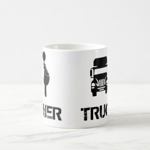 Lustigt och coola Mor Trucker av Storeman Kaffemugg