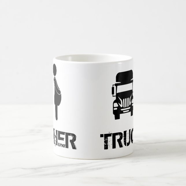 Lustigt och coola Mor Trucker av Storeman Kaffemugg (Center)