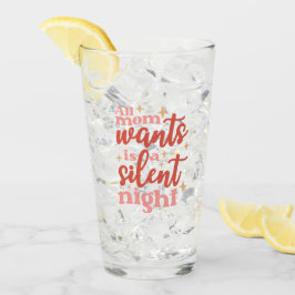 Lustigt och friskt jultomte Helgdag Silent Night M Glaskopp