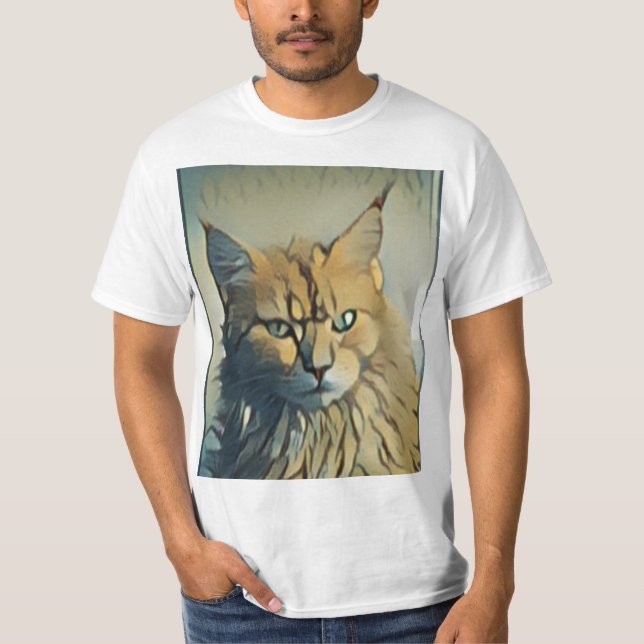 Lustigt och hederligt Kitten T Shirt (Framsida)