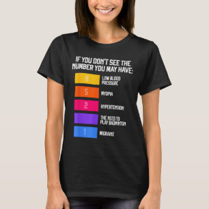 Lustigt och humoristiskt badminton-minnen Shuttle  T Shirt